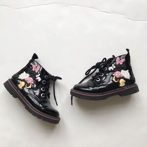 Zara x Disney Minnie Mouse patent boots VGUC size 24(8 toddler)